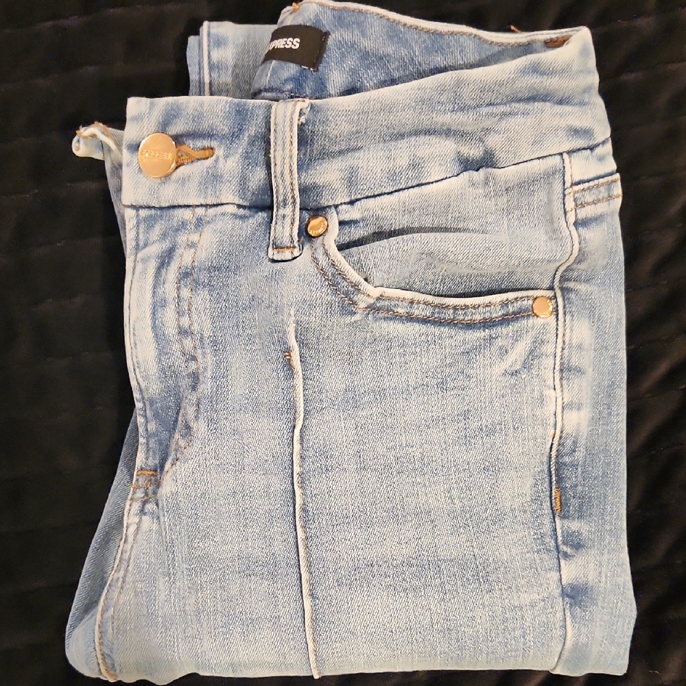 Express Skyscraper Mid Rise Jeans